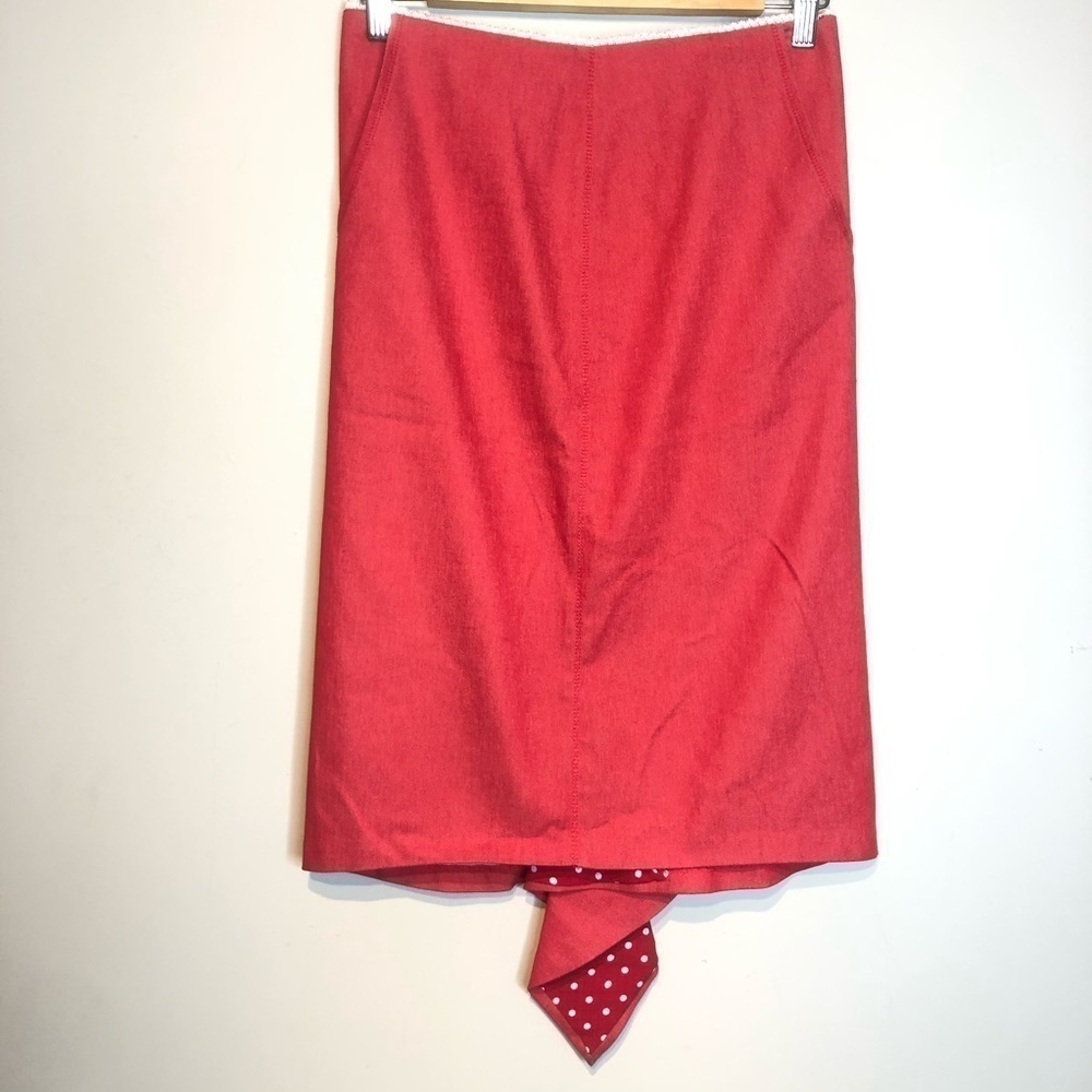 Debbie Shuchat Fishtail Denim Pencil Skirt, size 4